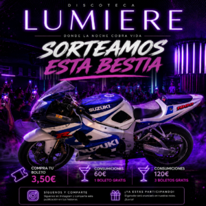 TICKET SORTEO SUZUKI GSXR1000 K1